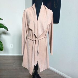 Blossom Dusty Rose Duster Coat Size 10.